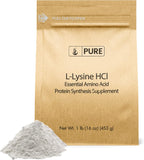 Pure Original Ingredients L-Lisina HCL (227 g) - Polvo de Aminoácido Esencial, No-GMO, Sin Gluten