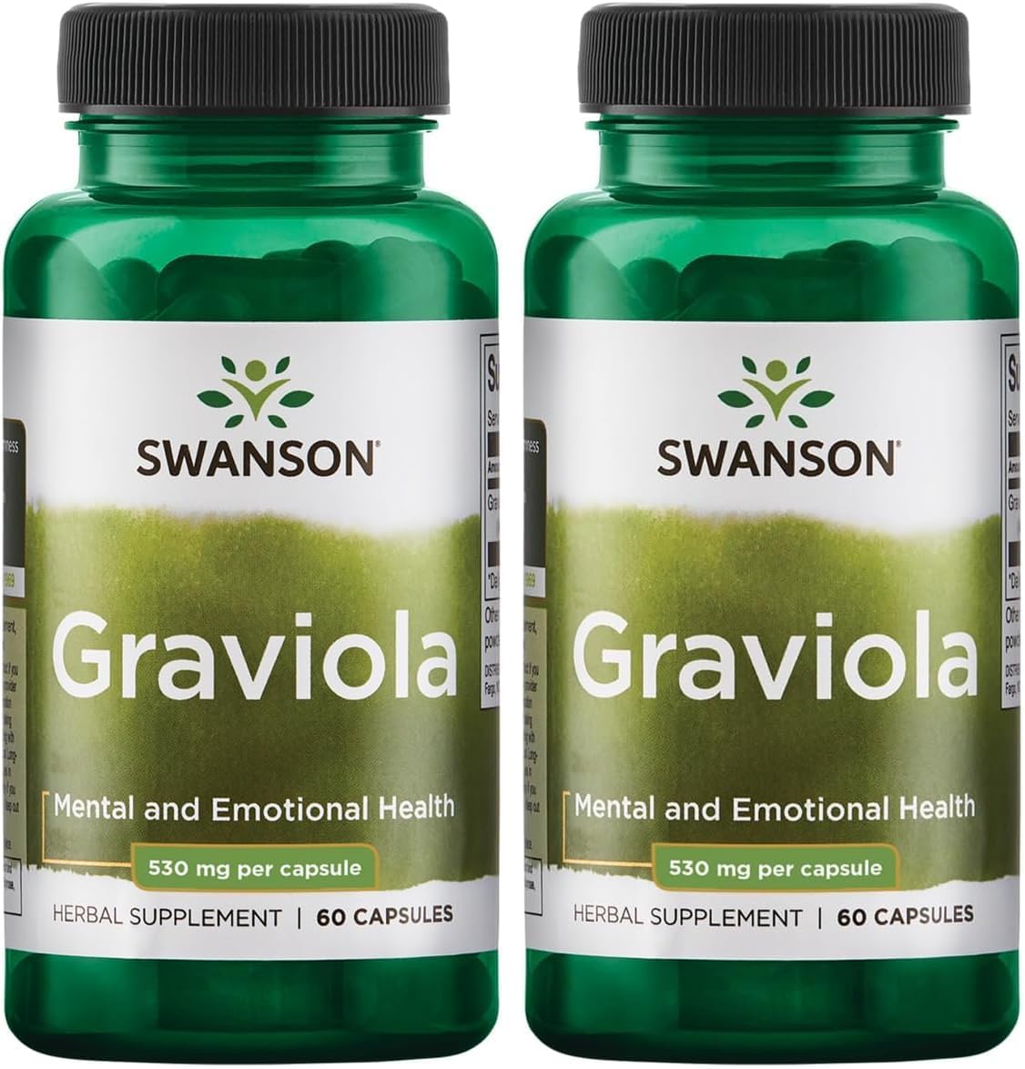 Swanson Graviola 530 mg, 60 Cápsulas