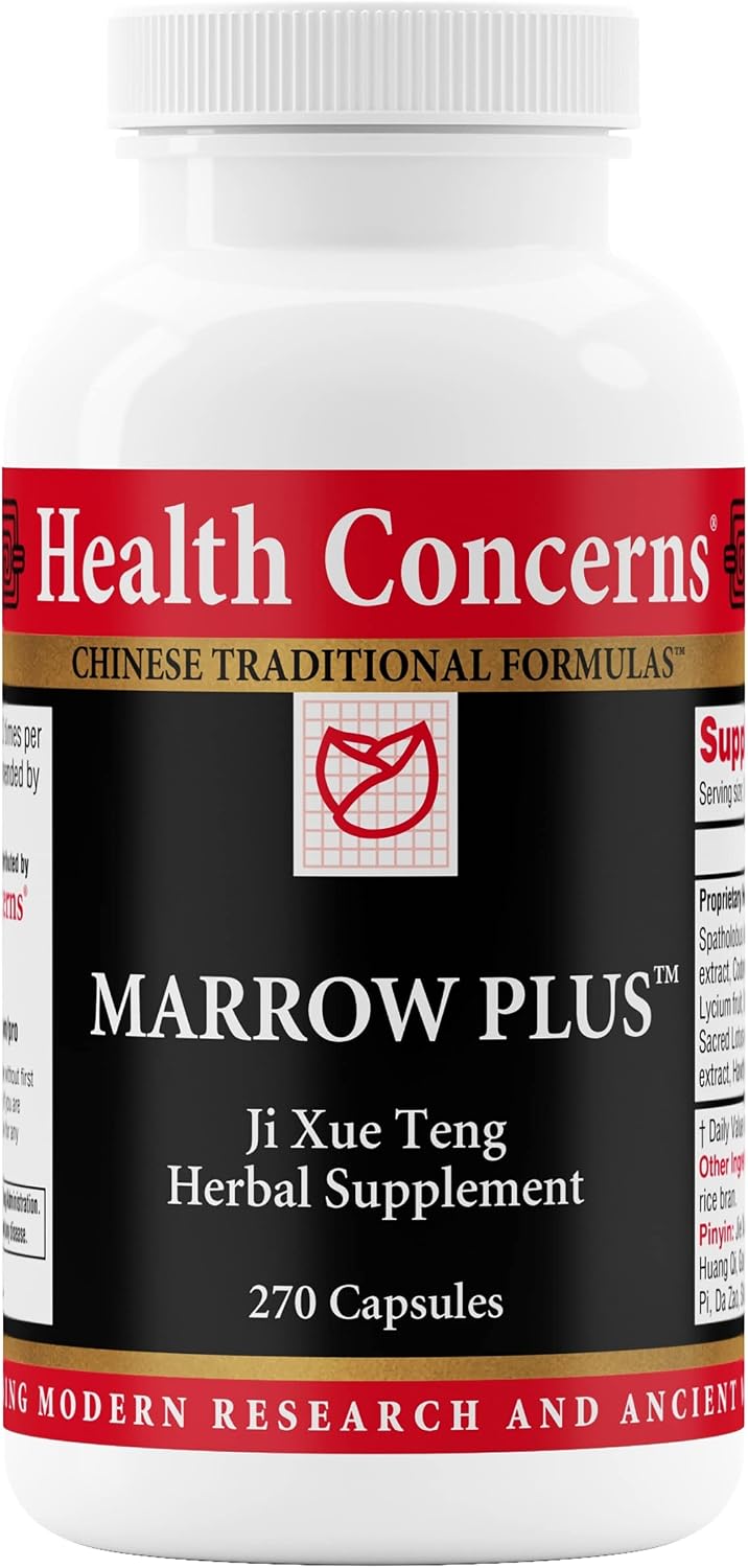 Health Concerns Marrow Plus – Complemento Herbal para Médula Ósea y Sangre – 270 Cápsulas