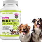 Zenpaws Cardo Mariano para Perros - 180 Comprimidos Masticables - 800 mg