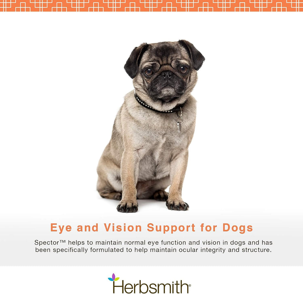 Herbsmith Spector - Suplemento para la Visión y Ojos de Perros, 60 Chews Grandes