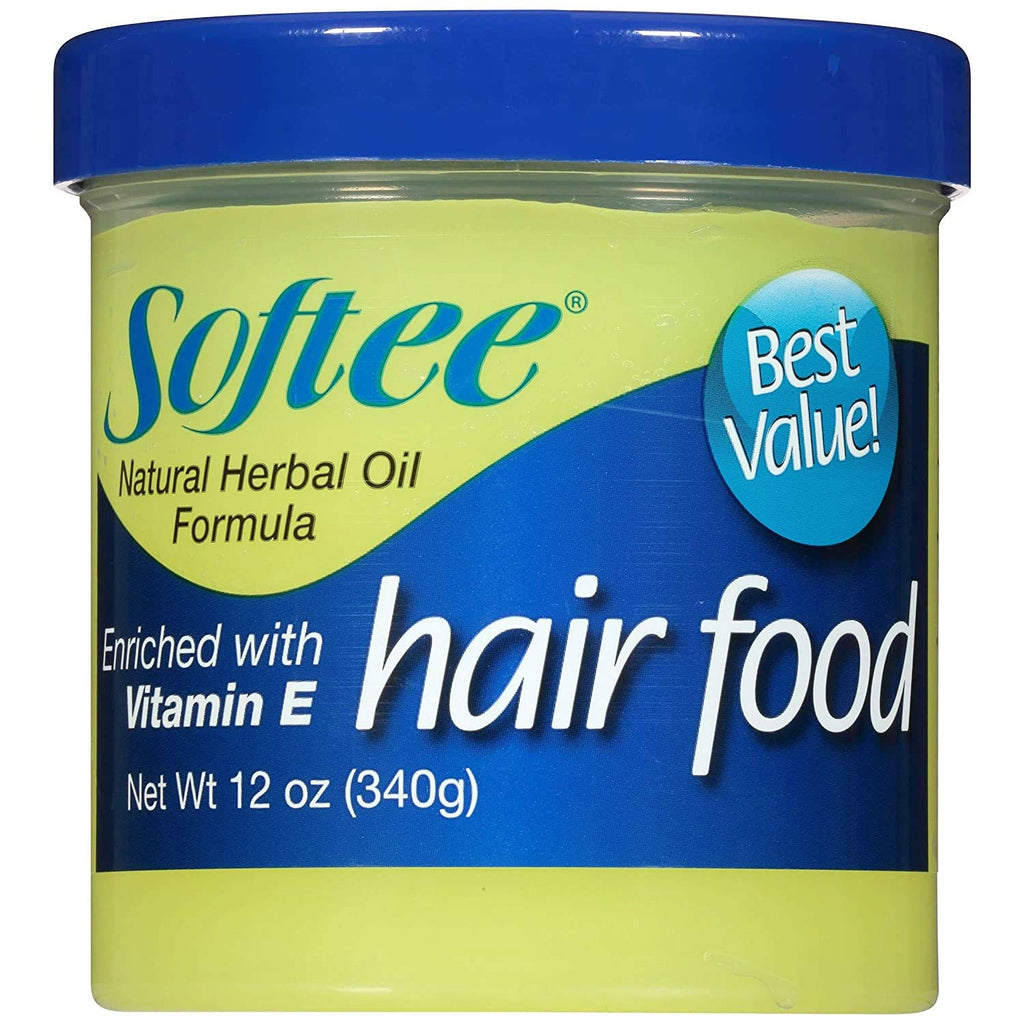 Softee Hair Food with Vitamin E 12 Oz,Pack of 3