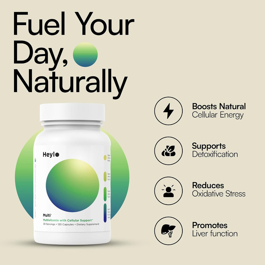 Heylo Multi+ Multivitamínico Avanzado – 120 Cápsulas