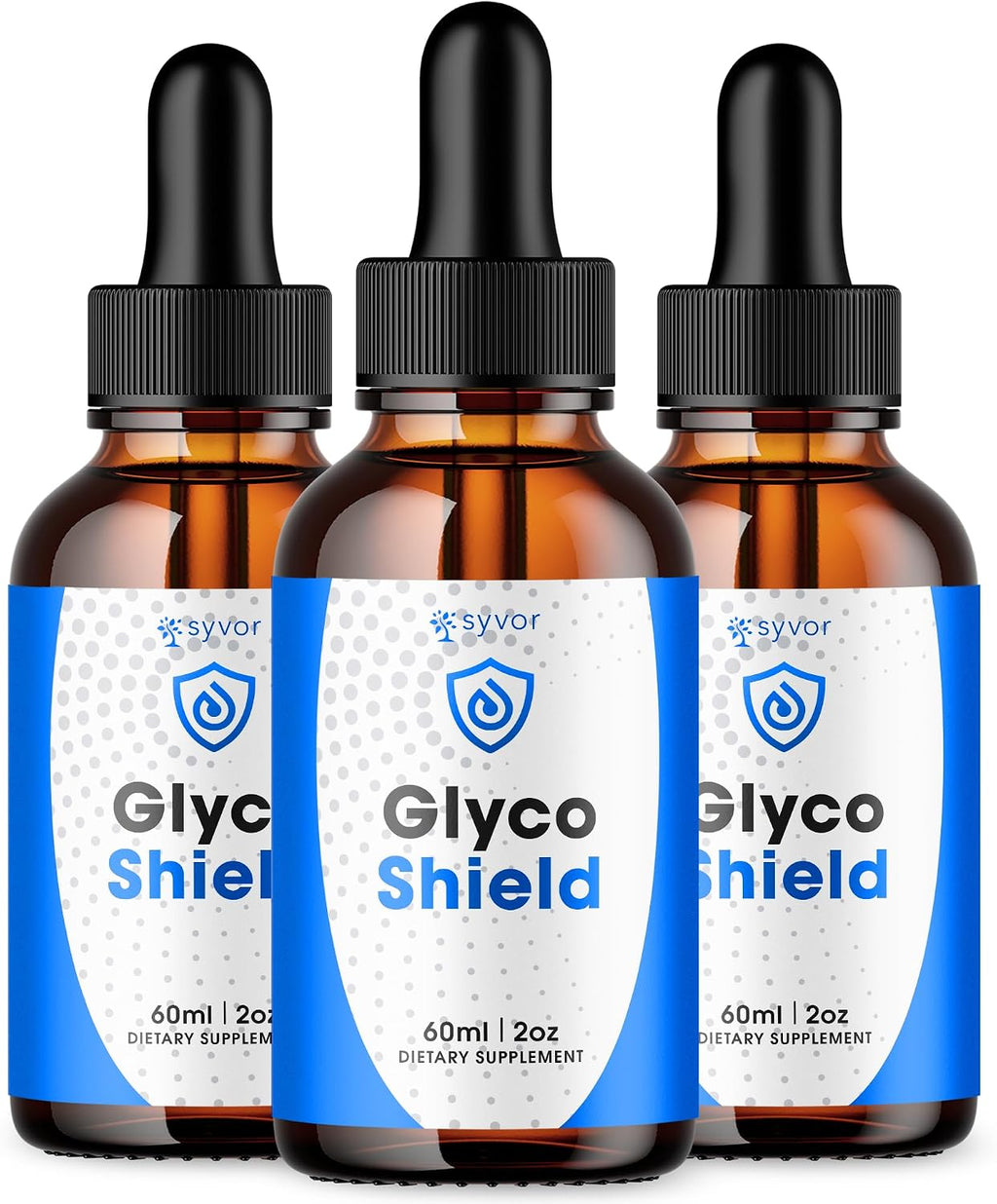 Glyco Shield Drops (3 Envases) - Suplemento Líquido para el Apoyo Sanguíneo con Ingredientes Naturales
