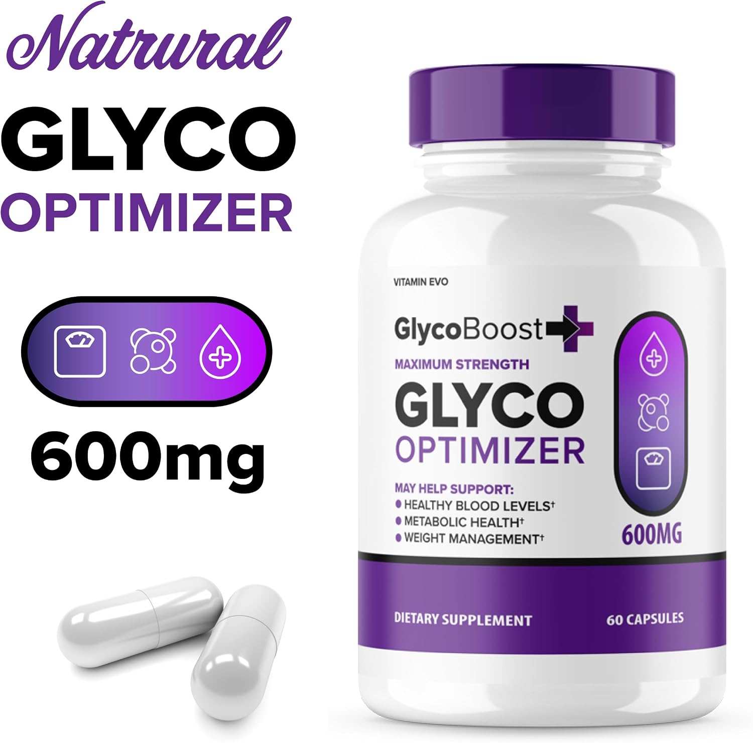 GlycoBoost Cápsulas, Apoyo de Glucógeno, 60 Cápsulas