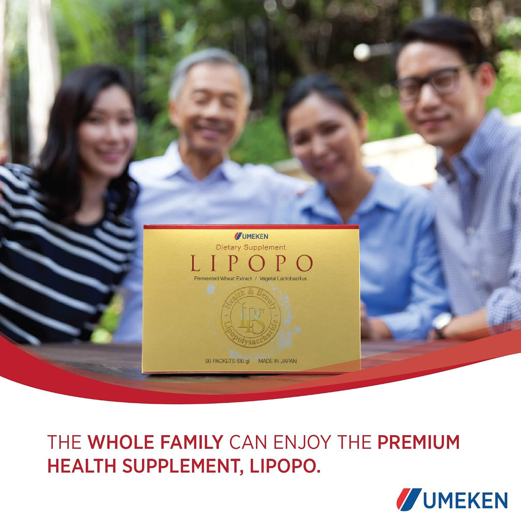 Umeken Lipopo - Lipopolisacárido, Betaglucano, Bacterias Lácticas y Vitamina C (30 sobres)