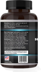 Focus Pharmacology Men's Daily Super Multi-Vitamin para Hombres - 60 Cápsulas