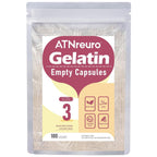 ATNreuro Cápsulas de Gelatina Vacías Tamaño 3 - 100 Unidades