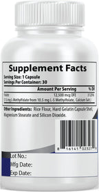 Pacific Nature's L-Methylfolate 7.5mg (30 Cápsulas) - Forma Activa de Folato