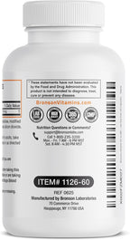 Bronson Vitamina K2 como MK-7 Menaquinona 100 mcg, 60 Cápsulas