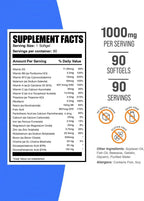 BulkSupplements Multivitamínico para Mujeres con Aceite de Pescado - 90 Softgels
