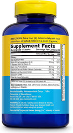 Nature's Life Calcium Citrate & Calcium Carbonate | 120 comprimidos
