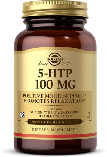 Solgar 5-HTP 100 mg, 90 Cápsulas Vegetales – Image 1