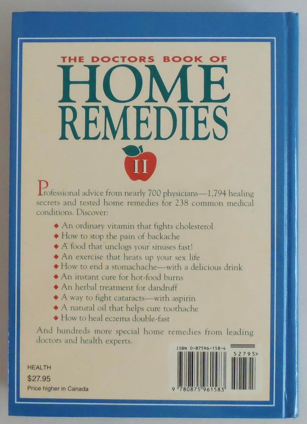The Doctors Book of Home Remedies II: More Than 1,200 Doctor-Proven Tips and Techniques for Everyday Health Problems