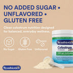 Symbiotics Colostrum Plus en Polvo - Calostro con 25% IgG (596 g)