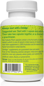 Smidge® Kakadu Plum Cápsulas de Vitamina C Natural, 60 Unidades