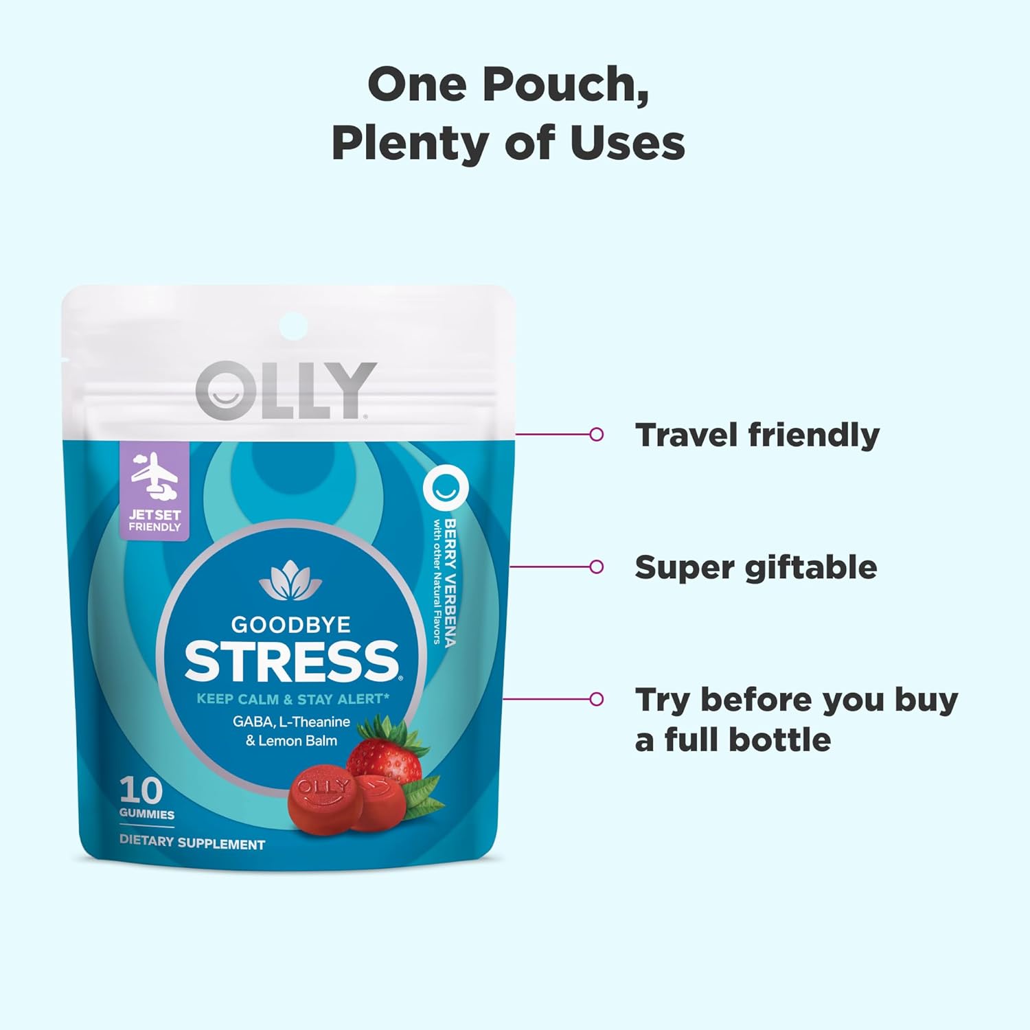 OLLY Goodbye Stress Gominolas - Tamaño de Prueba (10 unidades)