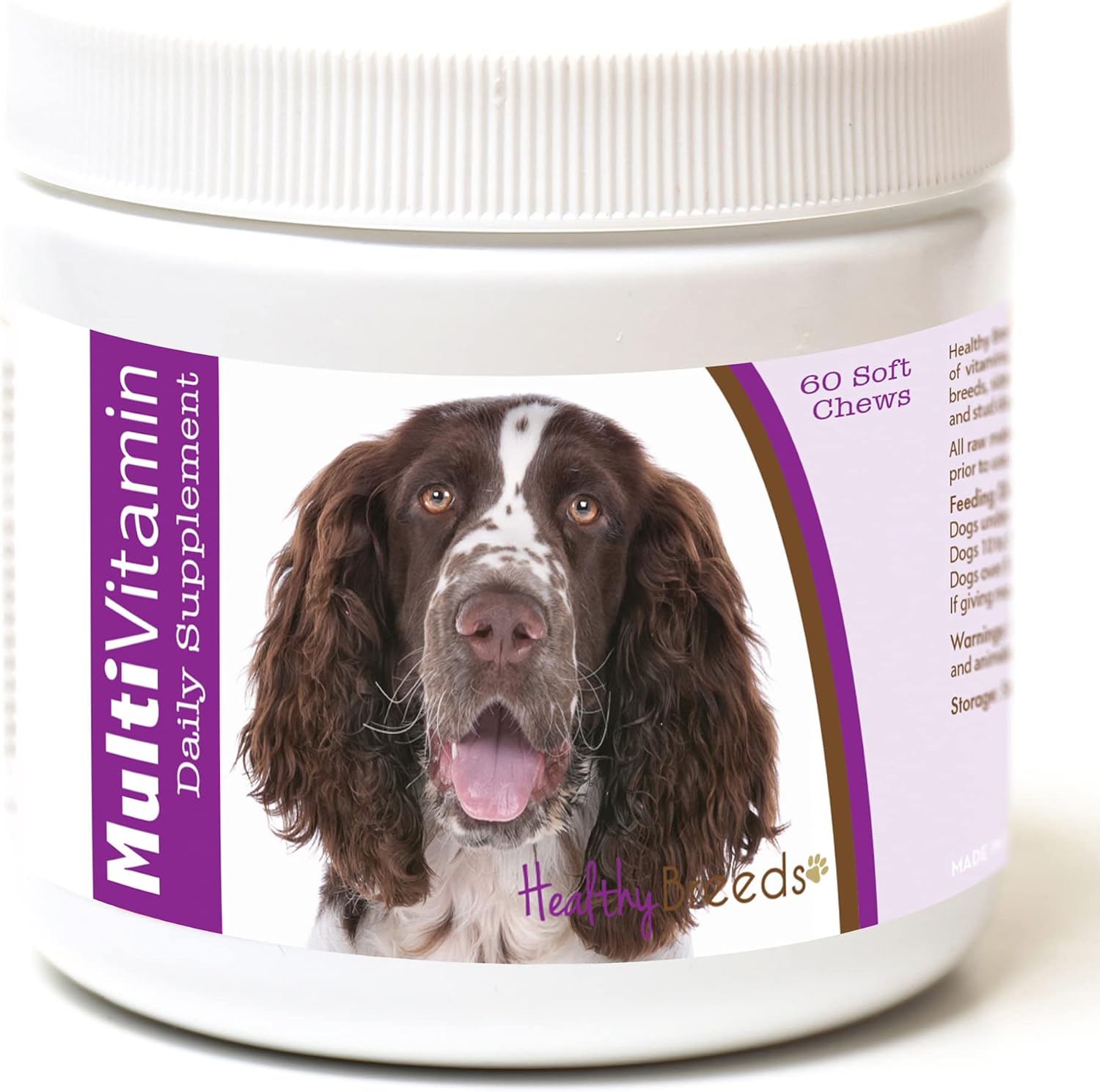Healthy Breeds English Springer Spaniel Multivitamínico en Masticables Blandos - 60 unidades