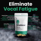VitaVoice Nootrópicos y Vitaminas para Salud Vocal, Bienestar y Mente, 30 Cápsulas