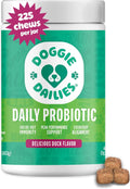 Doggie Dailies Probióticos para Perros - Masticables de Pato (225 unidades)