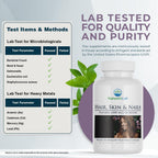 Nature's Lab Hair, Skin & Nails - Biotina, BCAA, MSM, Complejo vitamínico - 90 Cápsulas