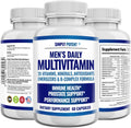 Simply Potent Multivitamínico Diario para Hombres | 35 Vitaminas, Minerales y Antioxidantes | 60 Comprimidos