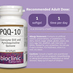 Bioclinic Naturals CerebroVital PQQ-10, 60 Cápsulas Blandas
