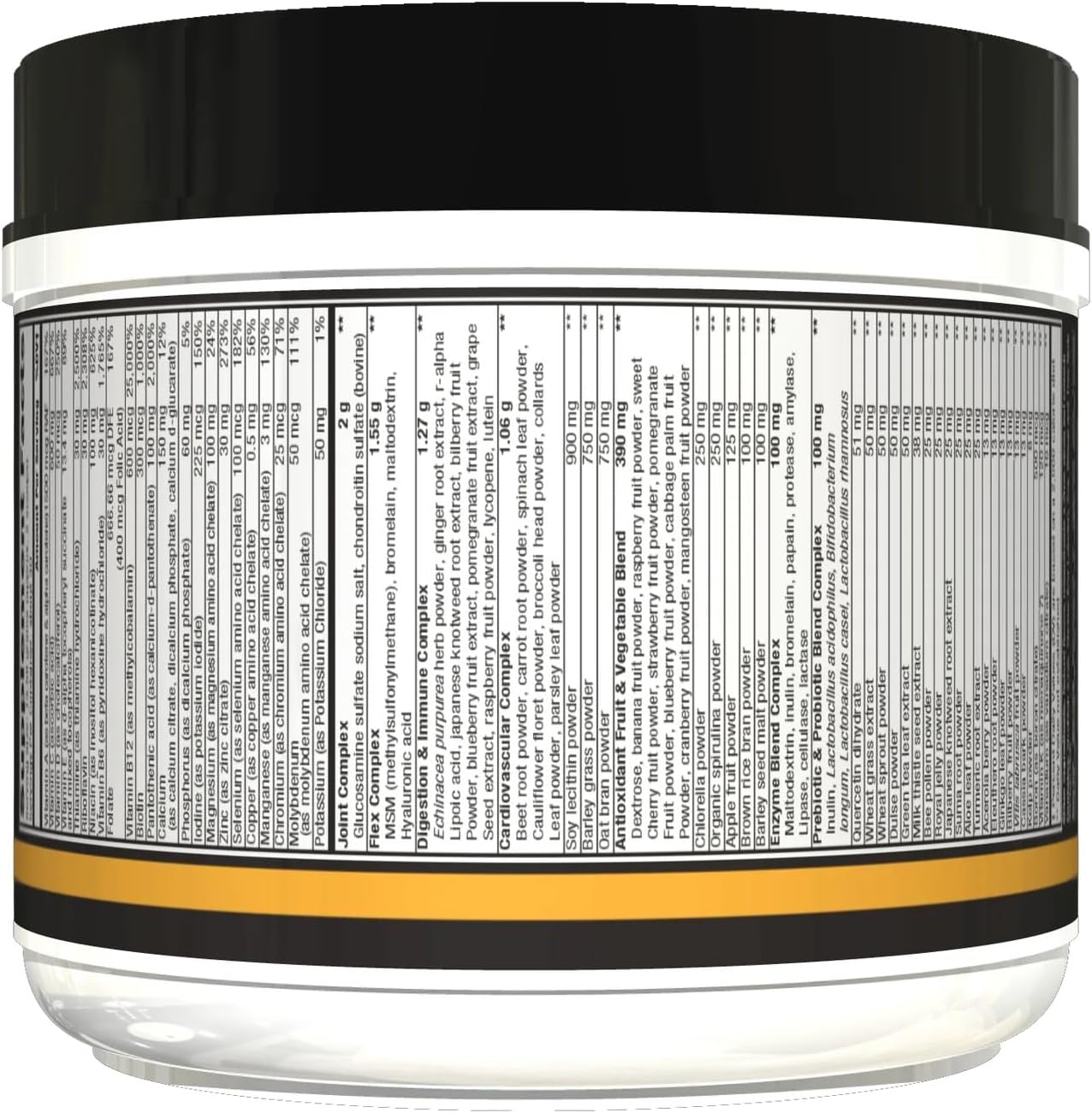 CONTROLLED LABS Orange Triad Plus Greens - Multivitamínico Deportivo para Hombres y Mujeres, 30 Dosis