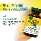 MegaFood Multivitamínico Avanzado para Hombres 55+ - 60 Comprimidos (30 Dosis)