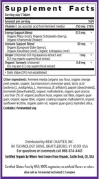 New Chapter Vitamina C Immune Defense con Saúco, 30 comprimidos