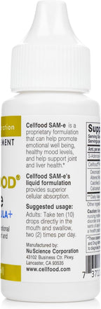 Cellfood SAM-e Liquid Formula+ - Pack de 3 (30 ml c/u) - 90 Días