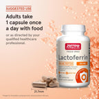 Jarrow Formulas Lactoferrina 250 mg - 30 Cápsulas - Apoyo Inmunitario y Absorción de Hierro