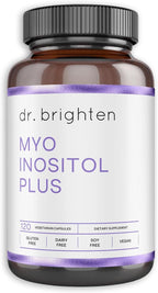 Dr. Brighten Myoinositol Plus - Fórmula con Myo y D-Chiro-Inositol para el Equilibrio Hormonal