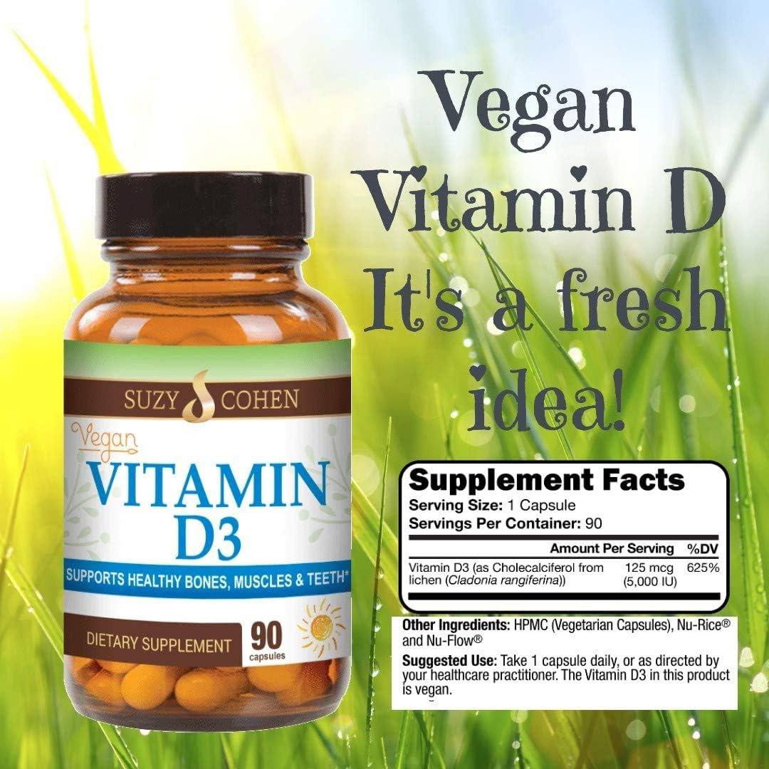 Script Essentials Vitamina D3 Vegana 5000 UI - 90 Cápsulas
