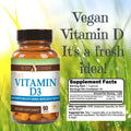 Script Essentials Vitamina D3 Vegana 5,000 UI - Para la Función Muscular, Salud Ósea y Apoyo Inmunitario - No-GMO, Sin Gluten y Certificado Kosher - 90 Cápsulas