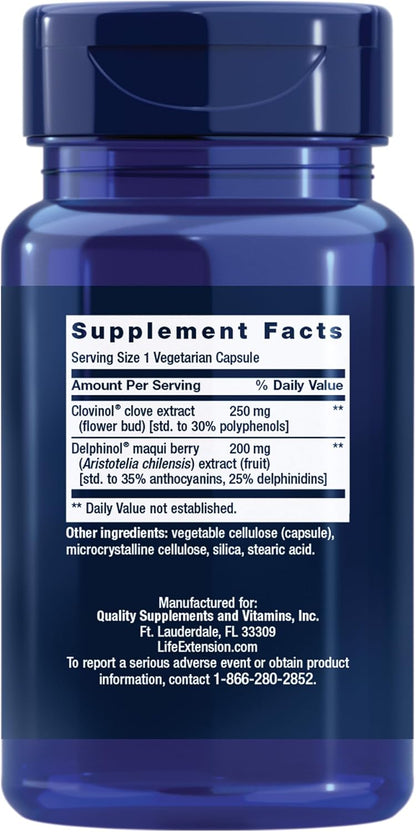Life Extension Glycemic Guard - 30 Cápsulas – Contribuir a mantener niveles saludables de hemoglobina A1c, un – Image 2