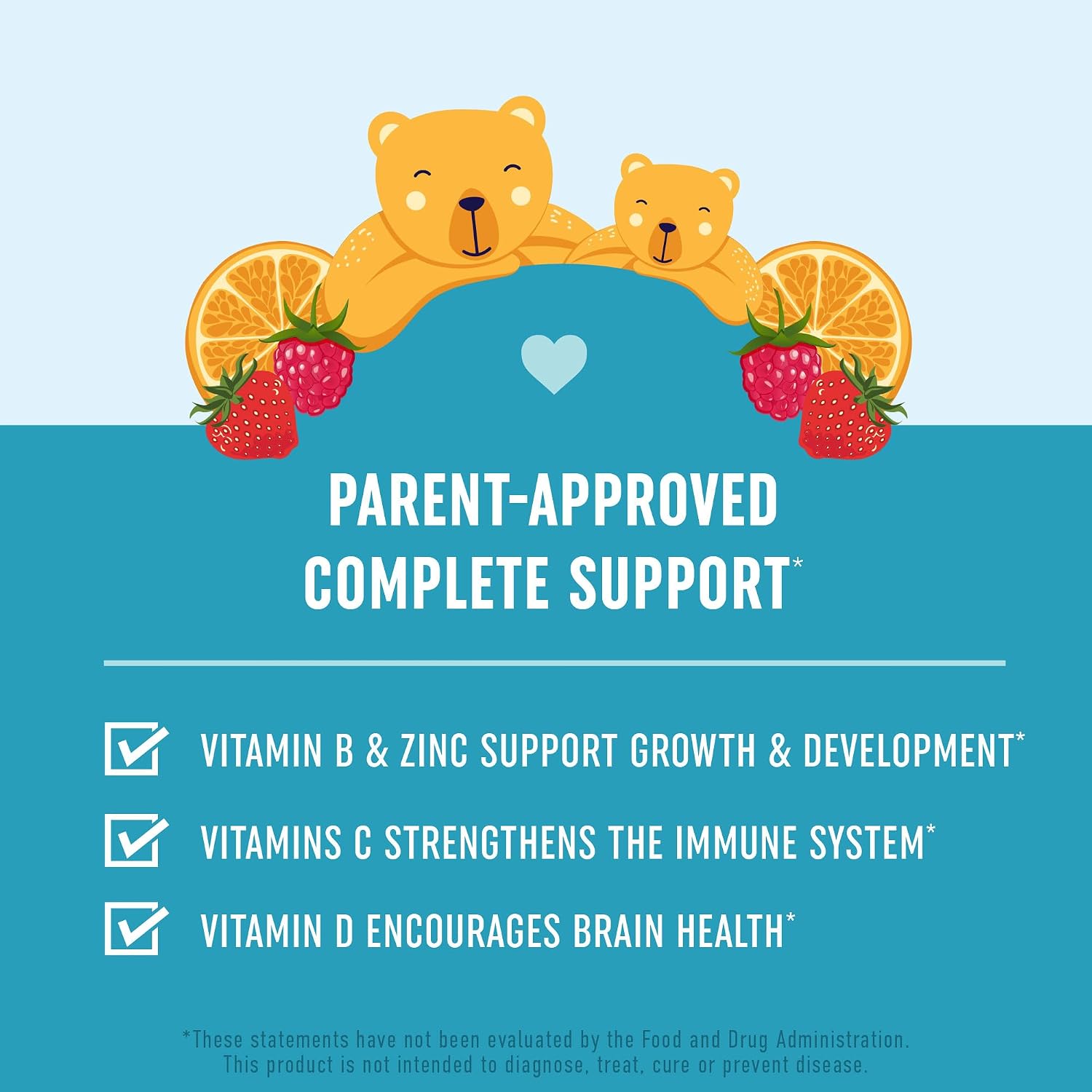 Multivitamínico Infantil Gominolas | Vitaminas A, B, C, D y Zinc | 60 Gominolas