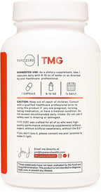 Type Zero Clean TMG Trimethylglycine Cápsulas (120 dosis) - No transgénicos, Sin gluten