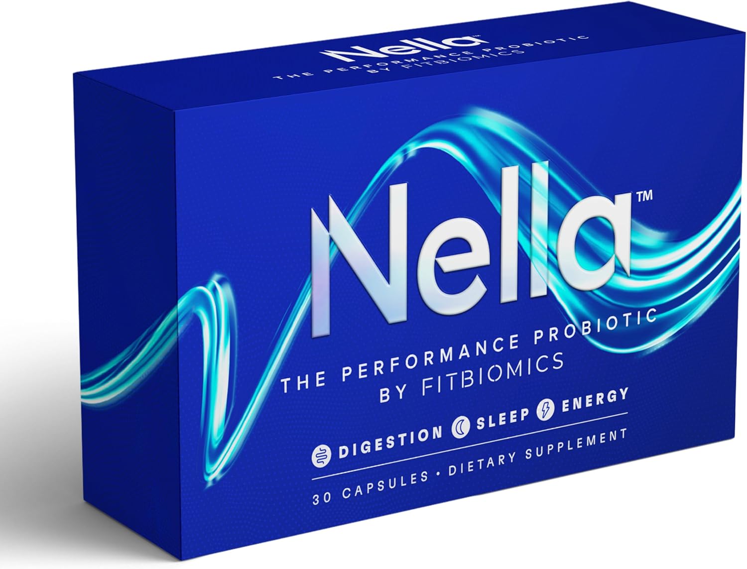 Nella Probióticos para la Salud Digestiva y Energía - 30 Cápsulas