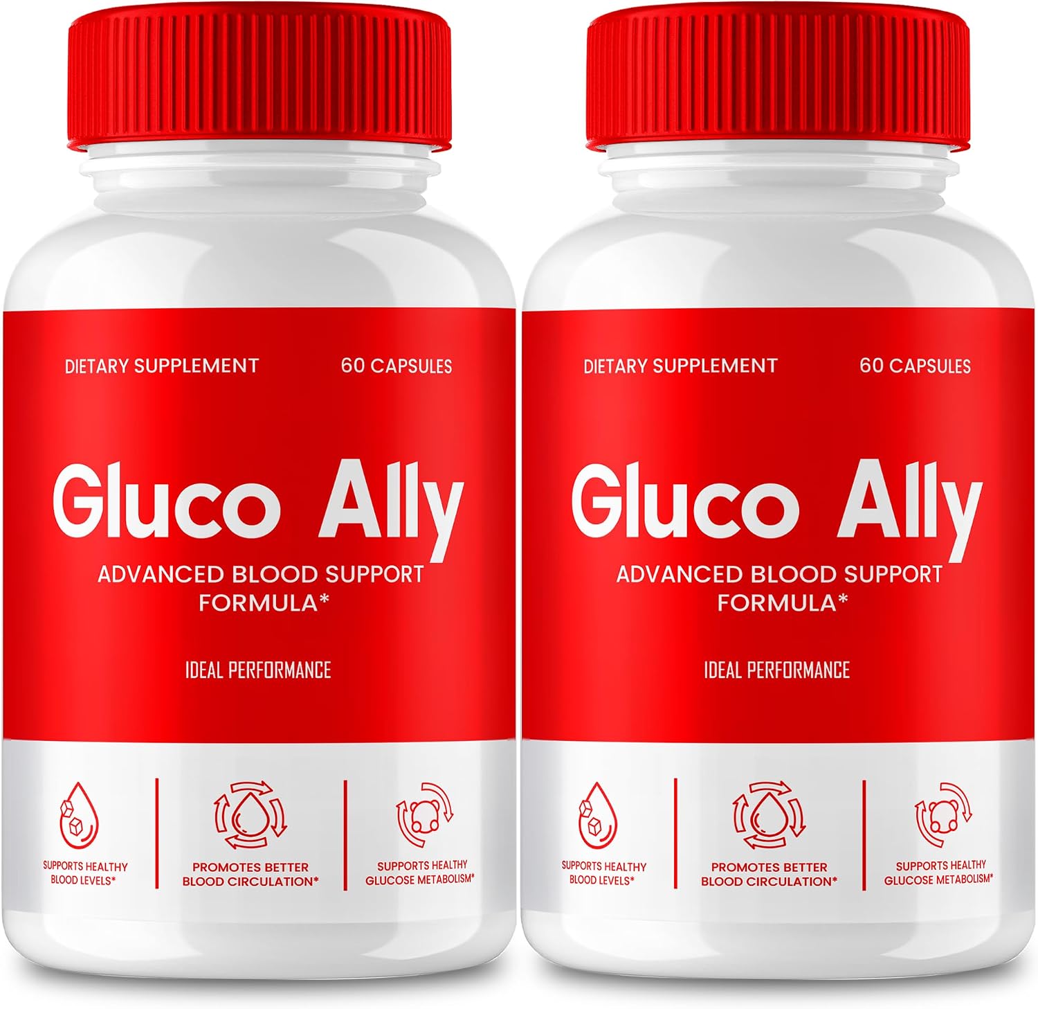 Gluco Ally Cápsulas - Suplemento de Bienestar (2 Paquetes)