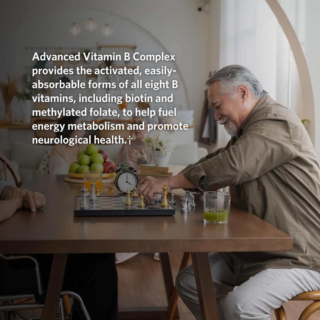 Cooper Complete Complejo B Vitamínico Metilado, Apoyo Energético, 60 Cápsulas