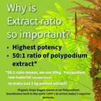 Kalawalla Organic Hope Polypodium Leucotomos 50:1 - 120 Cápsulas Veganas