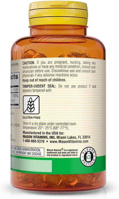MASON NATURAL Vitamina D3 1000 UI (25 mcg) - 300 Cápsulas Blandas – Image 3