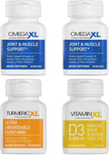 OmegaXL Immune Supporting Bundle - 2 OmegaXL + TurmericXL + Vitamina D3 (Pack de 4)