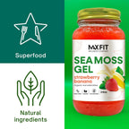 Sea Moss Gel Organic Raw Wildcrafted Gold Sea Moss Gel from Saint Lucia | 92 Vitamins and Minerals | Pure Raw Non-GMO | Vegan Superfood