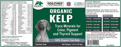 Dogzymes Alga Noruega Orgánica para Perros - – Perros grandes (más de 25 kg): 1 cucharadita al día. – Image 6