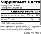 Source Naturals Pyruvate Power 750mg - 90 Cápsulas