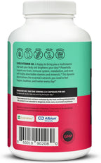 Multivitamínico Lively Vitamin Co - 37 Vitaminas, Minerales y Extractos - 240 Cápsulas Vegetarianas