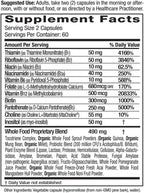 EMERALD LABS B-Healthy Complejo de Vitamina B Vegano - 120 Cápsulas Vegetales