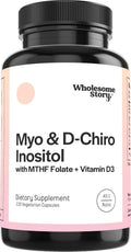 Myo-Inositol y D-Chiro Inositol 40:1 con Folato MTHF y Vitamina D3 - 30 Cápsulas Vegetales